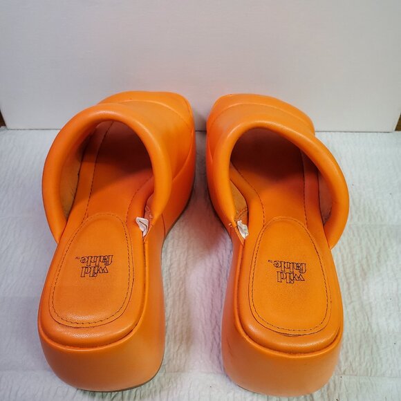 Wild Fable Orange Platform Sandals - Picture 3 of 4